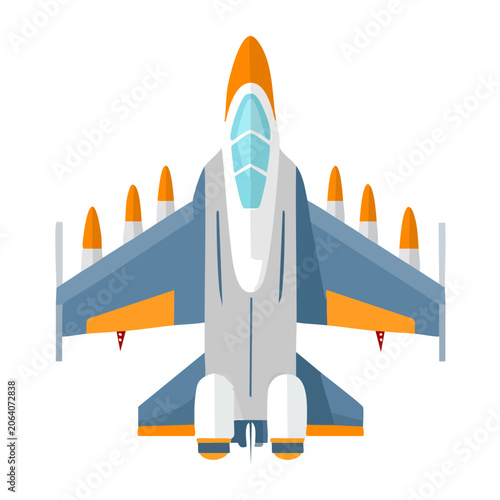 Flat design upward trending bar chart vector