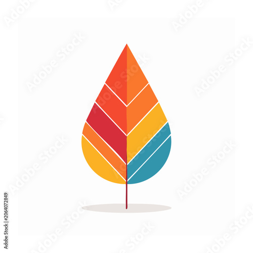 Geometric diamond shape vector icon