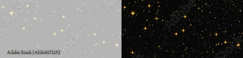 фотографія Abstract golden glitter dust on gray and black background, realistic glowing gol