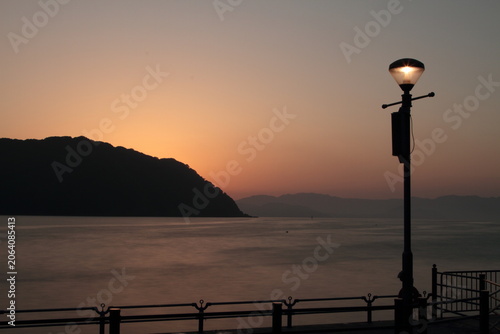 海に沈む夕日