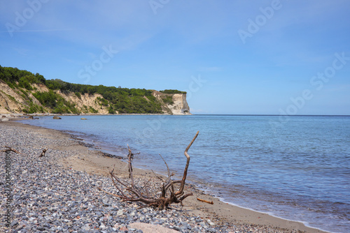 View of the cliffs at Cape Arkona and the Baltic Sea, Island of Rügen, Mecklenburg-Western Pomerania – Germany