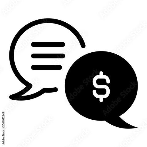 Slika na platnu Greedy conversation and negotiation about illegal money and bribe payoffs