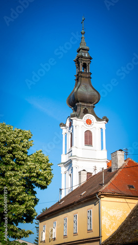 Photo of a church tower