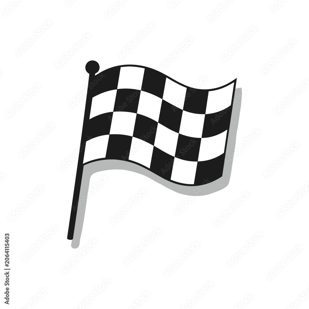 Fototapeta premium Race Checkered Flag