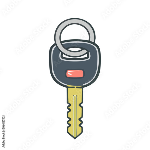 Flat design traffic light icon