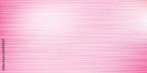Abstract pink gradient background with dynamic horizontal speed lines