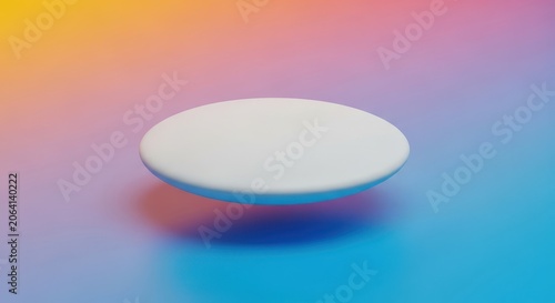 Minimalist abstract design featuring a prominent smooth white oval shape floating on a clean bright background for copy space, modern, frame, banner