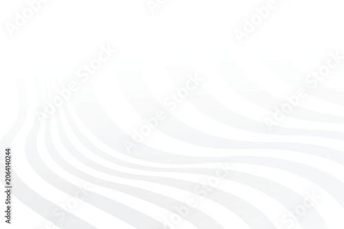 Abstract white grey  lines background with gradient color and artistic dynamic line decoration. Modern shiny curvy line motion movement backdrop. Print and digital use. Vector illustration.