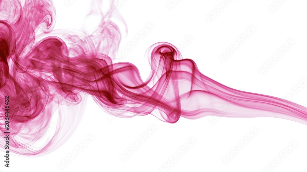 Fototapeta premium Swirling Red Smoke Wave Background Design Element