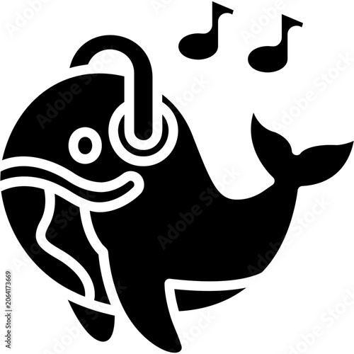 Tableau sur toile Animal Sound Icon