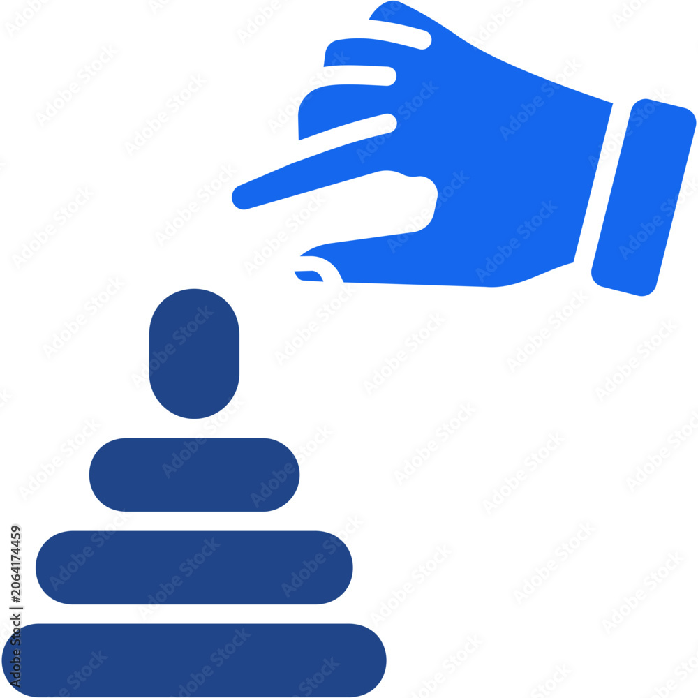 Fototapeta premium Fine Motor Icon
