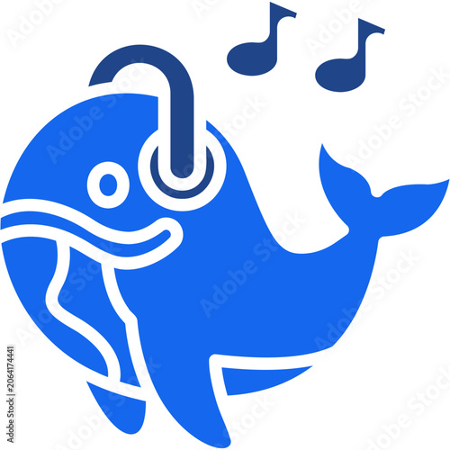 Tableau sur toile Animal Sound Icon