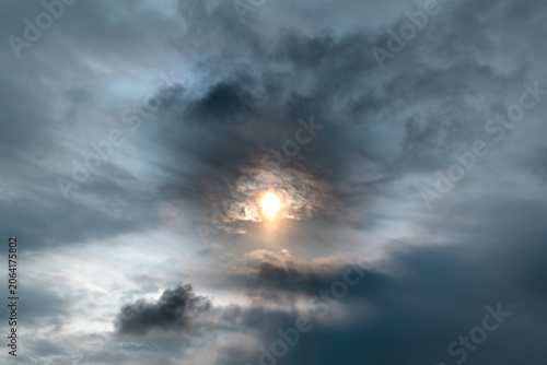 Quadro em tela Sky and clouds for backgrounds, outdoors, nebula, nimbus