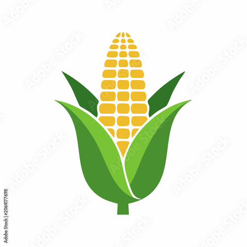 Stylized Corn Cob Icon