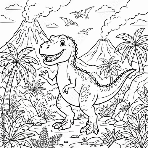 Fairy Tale Dragon Vector Illustration with Cartoon Animal Design on White Background