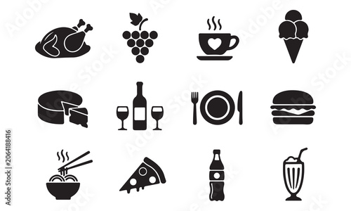 food and drink icons