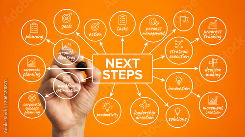 Next Steps Strategic Planning Framework for Business Growth Leadership Development Process Optimization and Organizational Success