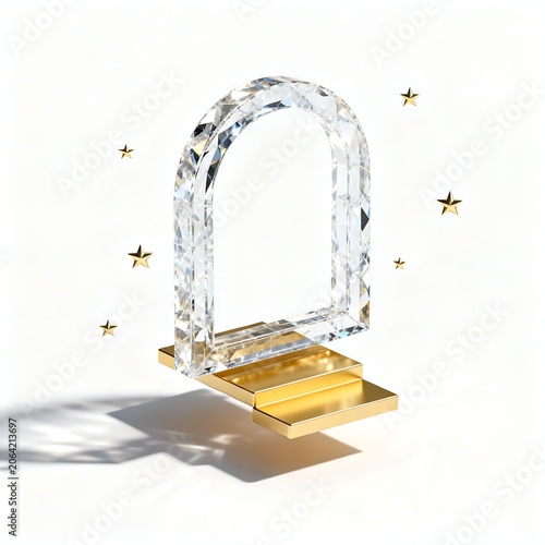 Ethereal Crystal Portal Staircase