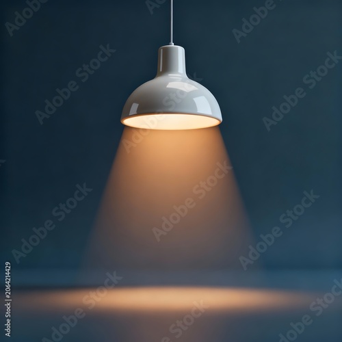 Serene Glow: Minimalist Porcelain Lamp in Weightless Eleganc