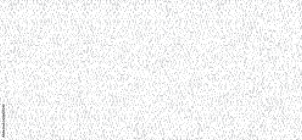 Fototapeta premium Abstract Gray Pixel Grid technology Background with Random Square Mosaic Pattern and Digital Texture