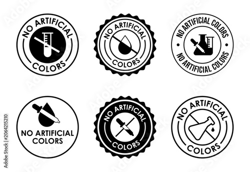 Set of vector icons no artificial colors