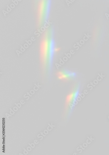 Rainbow Crystal Light Rays Transparent PNG, Glass Prism Refraction Effect, Diamond Sparkle Reflection, Colorful Spectrum Glow Overlay for Design Background