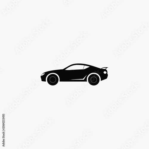 sports car vector icon template