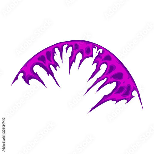 Purple Firework Element Decoration Illustration 