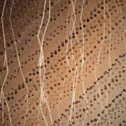 Abstract brown and white geometric pattern background