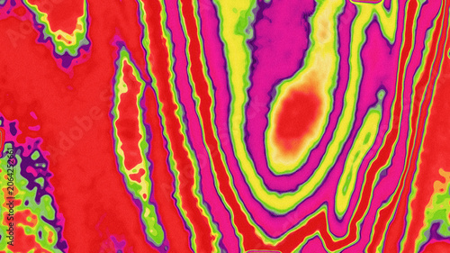 Abstract psychedelic liquid marble textured background with vibrant multicolored waves and grain, ideal for artistic branding, bold fashion, and modern graphic design projects.