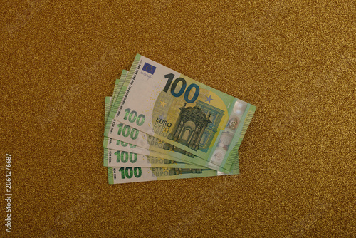 Group of hundred euro bankn...