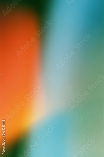 abstract color field amber and apricot