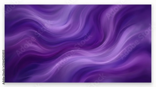 Elegant Abstract Purple Wavy Background with Smooth Gradients for Modern Design and Textures