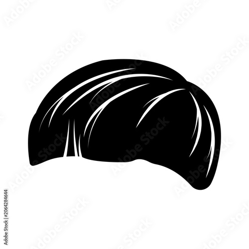 men's hair illustration design