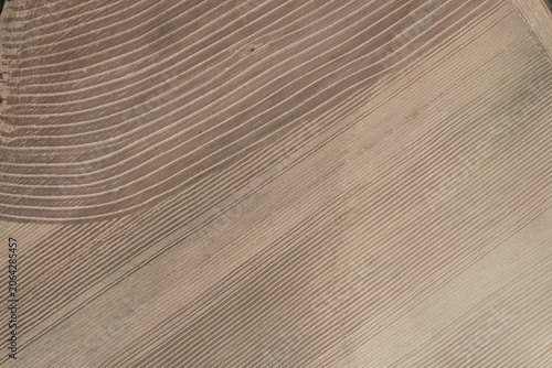 Foto Texture geometriche di campi agricoli