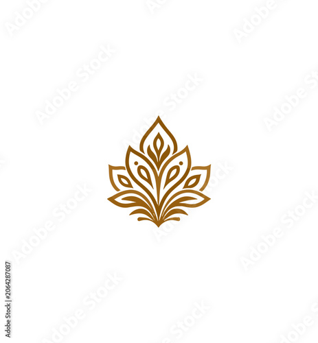 Intricate decorative flower design pattern