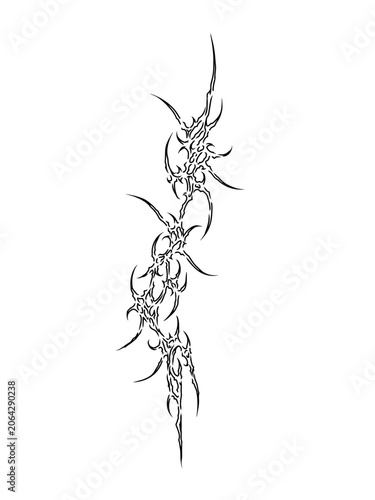 Cybersigilism Tribal Tattoo Design