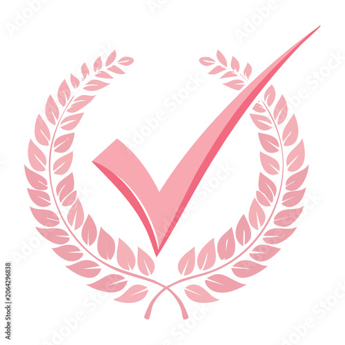 Pink and red radial flower vector design