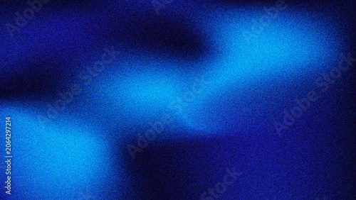 Tableau sur toile Vibrant Blue Grainy Abstract Noise Texture Background