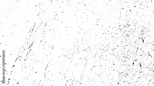 Obraz na płótnie Distress texture with speckles and scratches on a white background