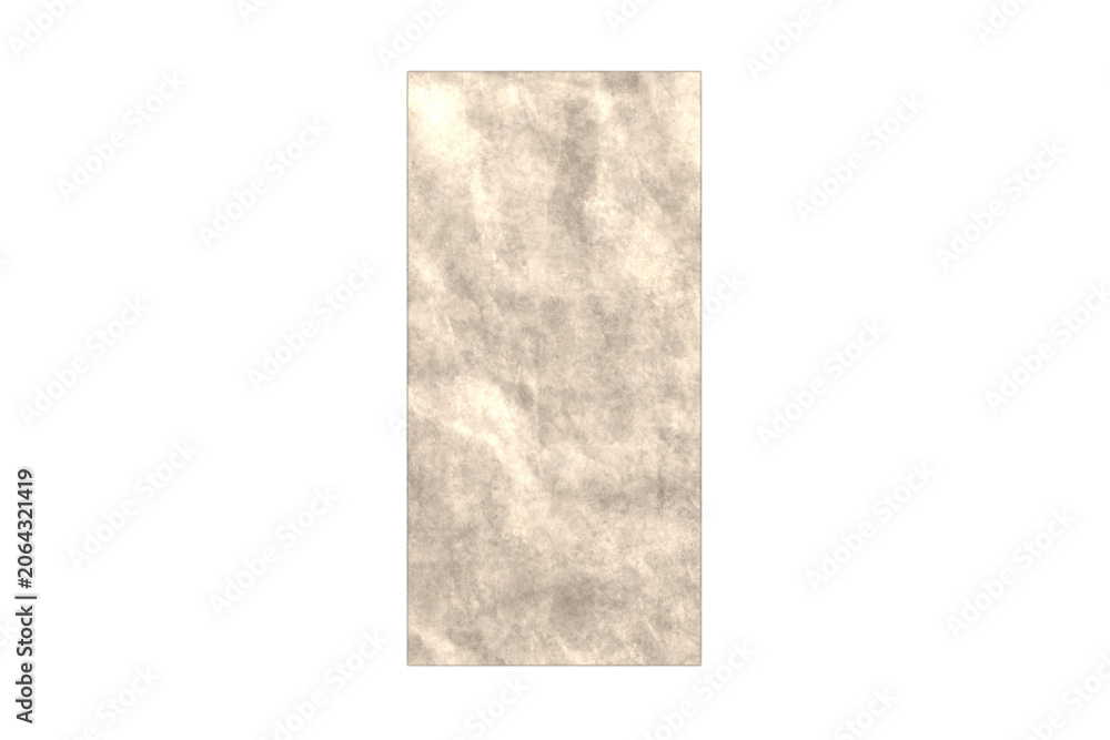 Fototapeta premium Old parchment paper texture overlay with transparent background for vintage style graphic design project work.
