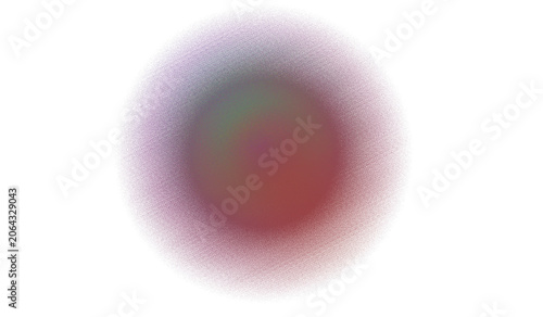 Abstract Speckled Circle with Gradient Colors