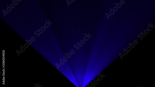 Glitter, shiny, bright, flare footage Isolated light rays animation. Shine or effect on blue cc light ray animation, 4K video animation