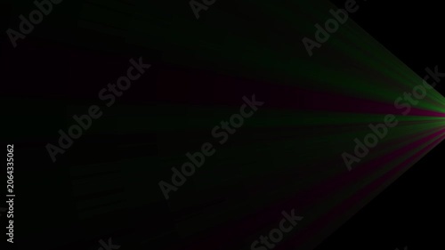 Abstract background  green and pink teal light beams shining from opposite corners. Glitter, shiny, bright, flare footage Isolated light rays animation, cc light rays on cc star bust