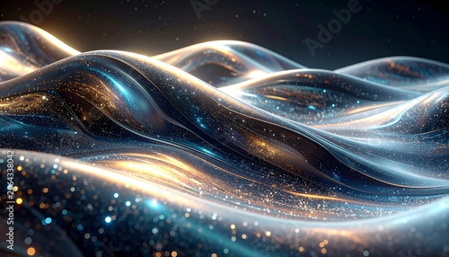 Cosmic Iridescent Fluid Waves with Metallic Layers and Soft Reflections