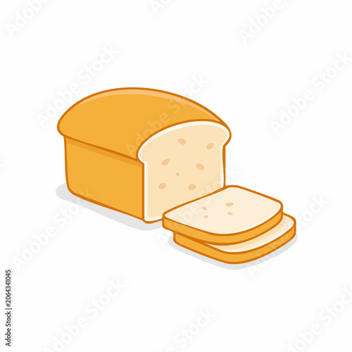 Loaf of Bread with Slices