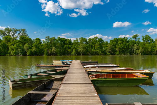 Martely backwater of the Tisza river