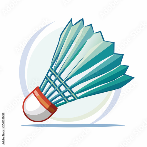 Badminton Shuttlecock Illustration