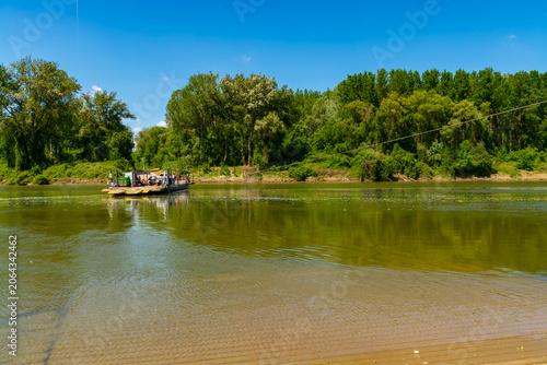 Ferry port at the River Tisza at Mindszent