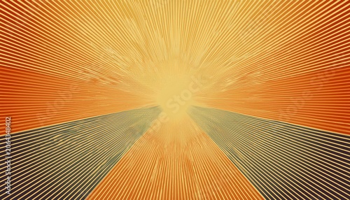 retro sun burst vintage banner background